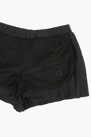 Drawstring Waist Pleated Shorts