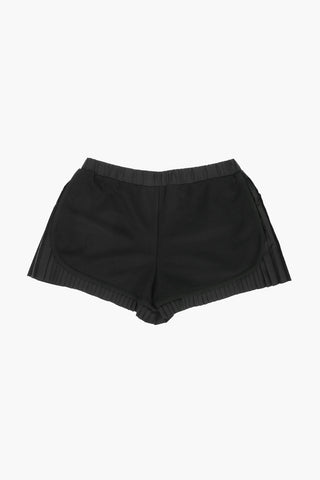 Drawstring Waist Pleated Shorts