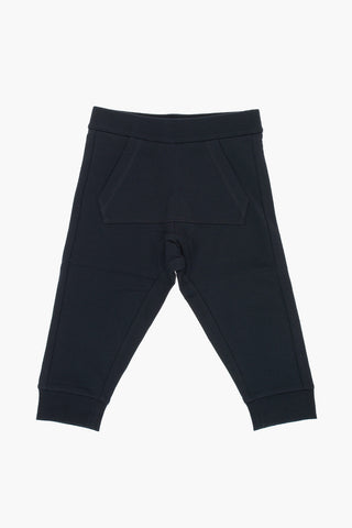 Joggers and 2-Buttons Crew-neck Sweatshirt Set