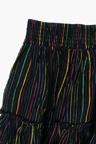 Glitter Striped Tulle Skirt