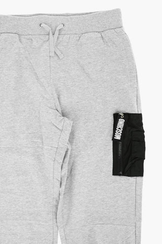 Drawstring Waist Brushed Cotton Joggers