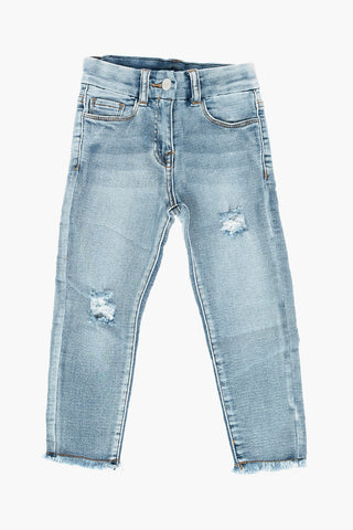 MONNALISA Stretch Denim Distressed EYESTAR Jeans