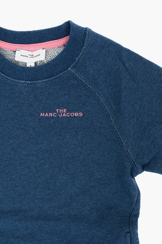 Contrasting Logo 2 Pockets Sweat Dress