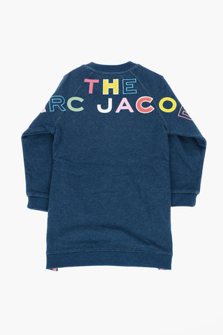 Contrasting Logo 2 Pockets Sweat Dress