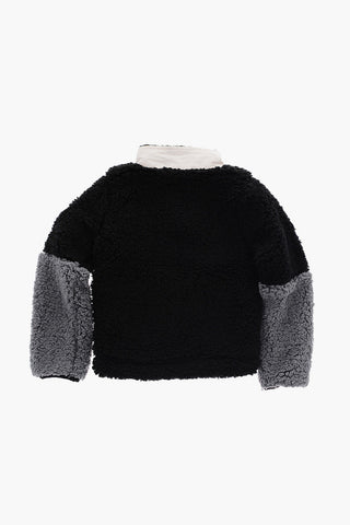 Zip Closure 2 Pockets Sherpa Jacket