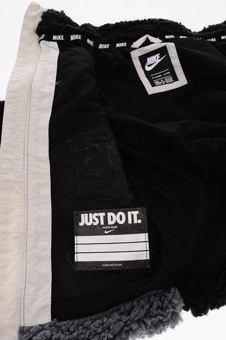 Zip Closure 2 Pockets Sherpa Jacket
