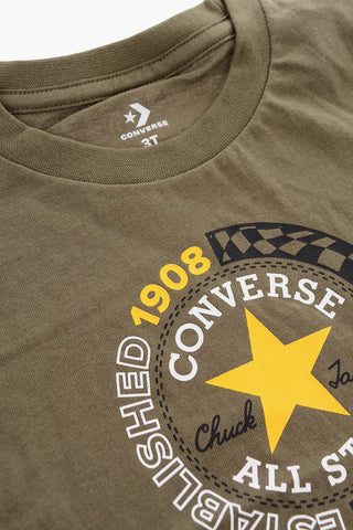 ALL STAR CHUCK TAYLOR T-Shirt Girocollo con Stampa sul Fronte