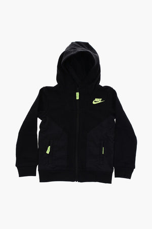 Solid-Color Sweatshirt with Contrast Details