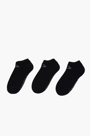 3 Paar Einfarbige Socken aus Stretch-Baumwolle