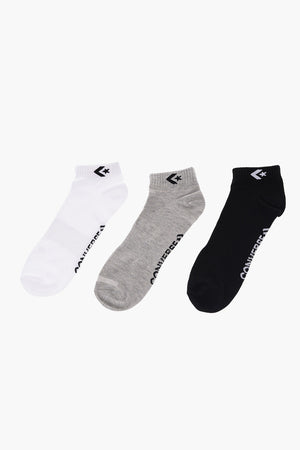 로고 자수 스트레치 양말 3켤레 세트