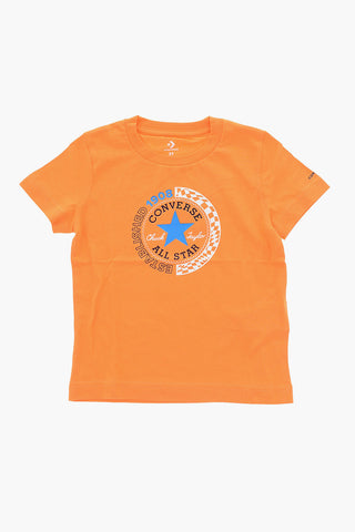 ALL STAR CHUCK TAYLOR T-Shirt a Tinta Unita con Logo Stampato 
