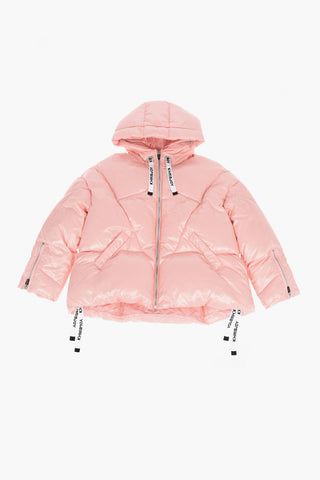 2 Pocket Shiny KHRISKID Down Jacket with Hood