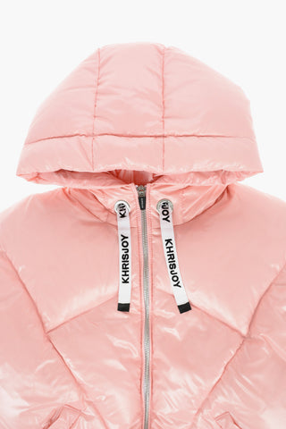 2 Pocket Shiny KHRISKID Down Jacket with Hood