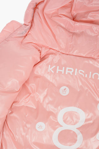 2 Pocket Shiny KHRISKID Down Jacket with Hood
