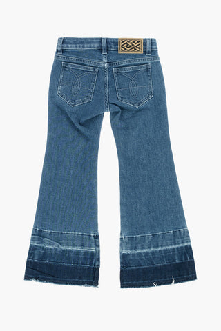 Frayd Hem Boot Cut Jeans