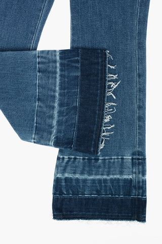 Frayd Hem Boot Cut Jeans