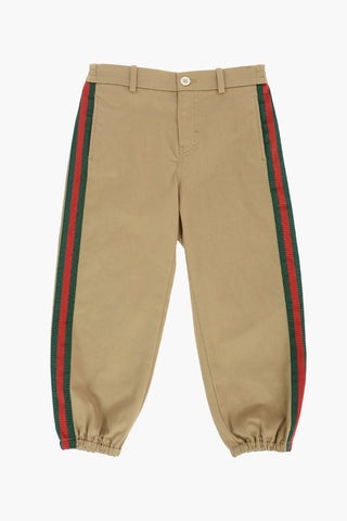 Pantaloni a 3 tasche con banda laterale a contrasto