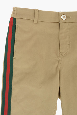Pantaloni a 3 tasche con banda laterale a contrasto