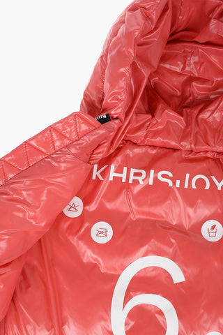 Piumino KHRISKID Shiny a 2 Tasche con Cappuccio