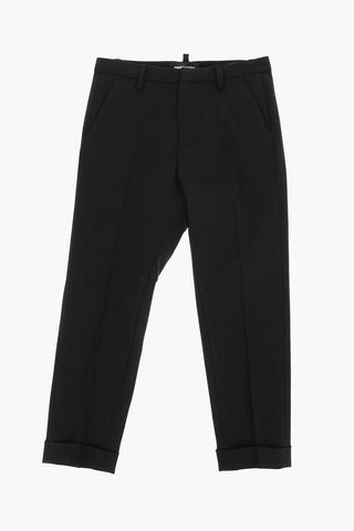 Pantaloni in lana vergine a 3 tasche