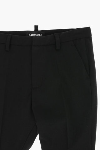 Pantaloni in lana vergine a 3 tasche