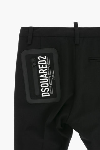 Pantaloni in lana vergine a 3 tasche