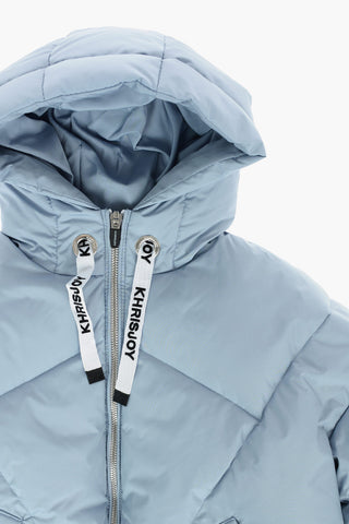 2 Pocket Shiny KHRISKID Down Jacket with Hood