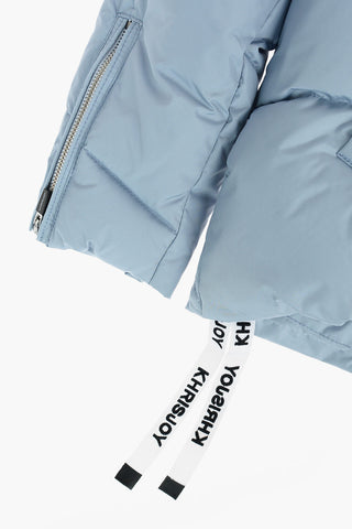 2 Pocket Shiny KHRISKID Down Jacket with Hood