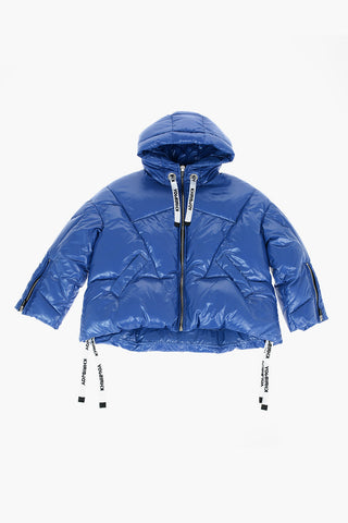Piumino KHRISKID Shiny a 2 Tasche con Cappuccio