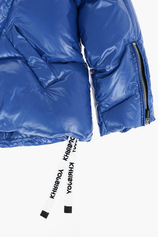 Piumino KHRISKID Shiny a 2 Tasche con Cappuccio