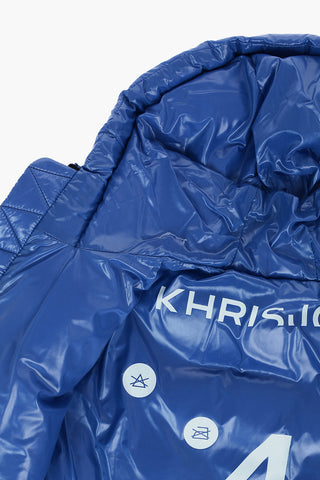 Piumino KHRISKID Shiny a 2 Tasche con Cappuccio