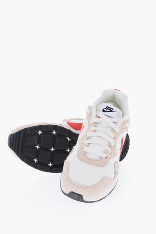 Fabric and Leather VENTURE RUNNER Sneakers with Contrasting Logo