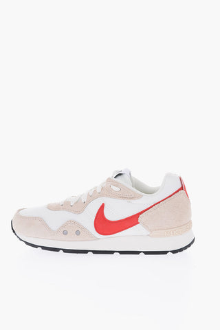 Fabric and Leather VENTURE RUNNER Sneakers with Contrasting Logo