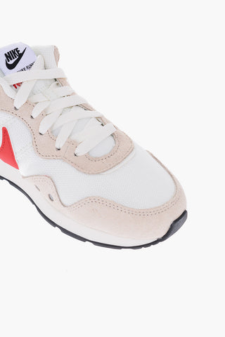 Fabric and Leather VENTURE RUNNER Sneakers with Contrasting Logo
