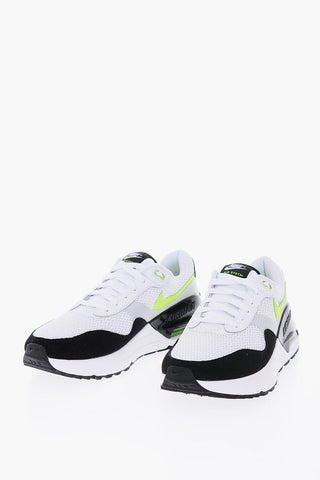 Mesh AIR MAX SYSTM Sneakers with Fluo and Air Bubble Sole