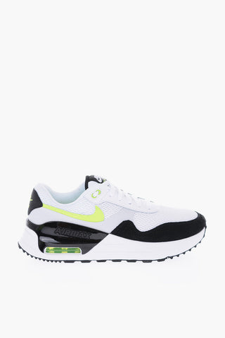 Mesh AIR MAX SYSTM Sneakers with Fluo and Air Bubble Sole