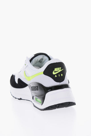 Mesh AIR MAX SYSTM Sneakers with Fluo and Air Bubble Sole