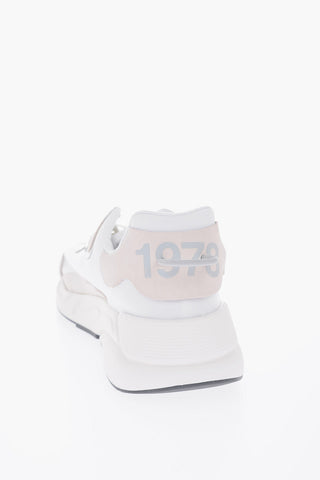 Two-tone S-SERENDIPITY LC Sneakers with Faux Suede Details