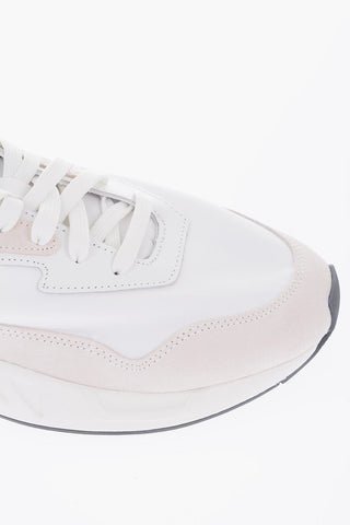 Two-tone S-SERENDIPITY LC Sneakers with Faux Suede Details