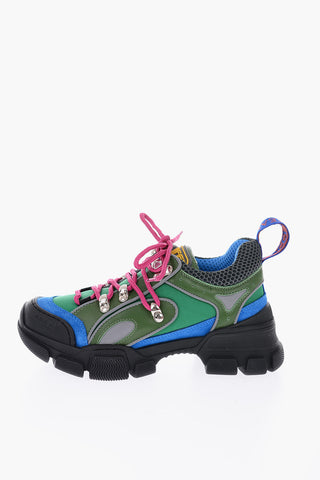 scarpe da trekking in pelle e tessuto