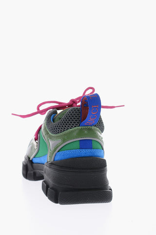 scarpe da trekking in pelle e tessuto