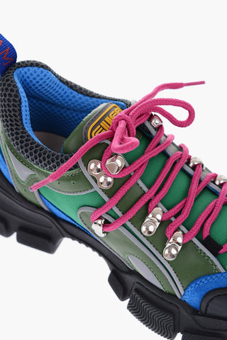 scarpe da trekking in pelle e tessuto