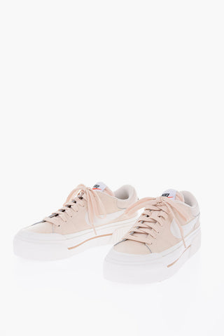 Textured Leather COURT LEGACY LIFT Sneakerss