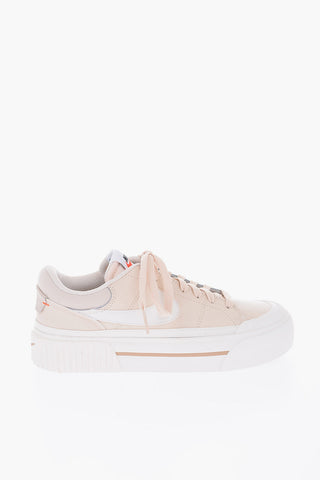Textured Leather COURT LEGACY LIFT Sneakerss
