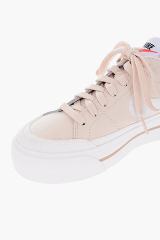 Textured Leather COURT LEGACY LIFT Sneakerss