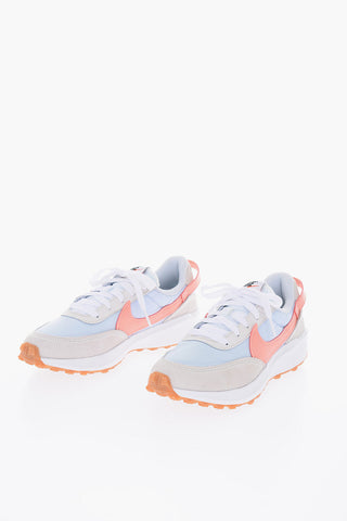 Suede Details Fabric WAFFLE DEBUT Sneakers