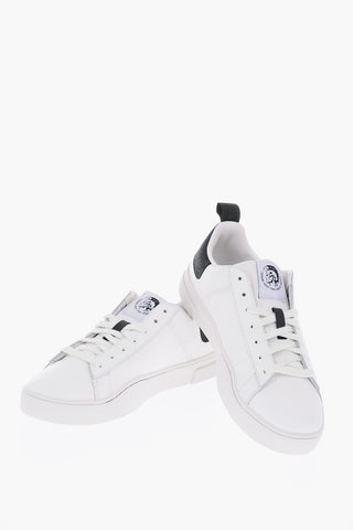 Two-Tone Leather S-CLEVER LOW Low-Top Sneakers