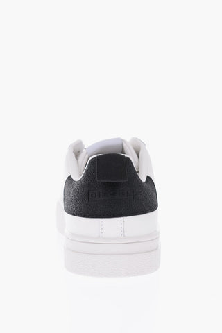 Two-Tone Leather S-CLEVER LOW Low-Top Sneakers