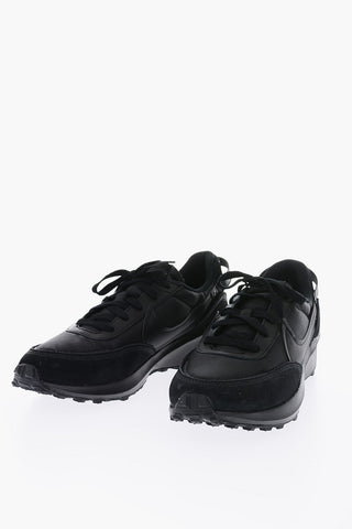 Leather and Fabric WAFFLE DEBUT Sneakers