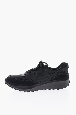Leather and Fabric WAFFLE DEBUT Sneakers